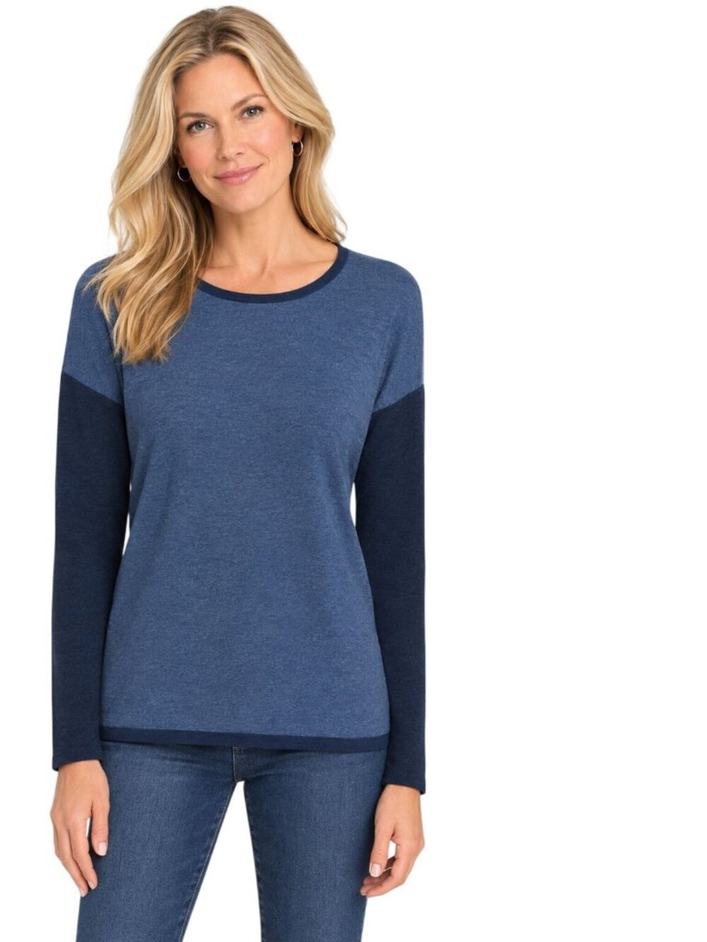 Smartwool Crewneck Colorblock Base Layer Wool Blend Outdoors Quality Size L